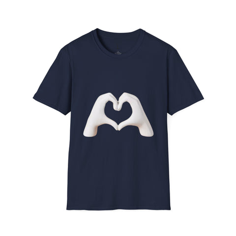 Unisex  T-Shirt with Loving Heart | Cute Graphic Tee for Him  Her | Perfect Gift for Couples & Friends