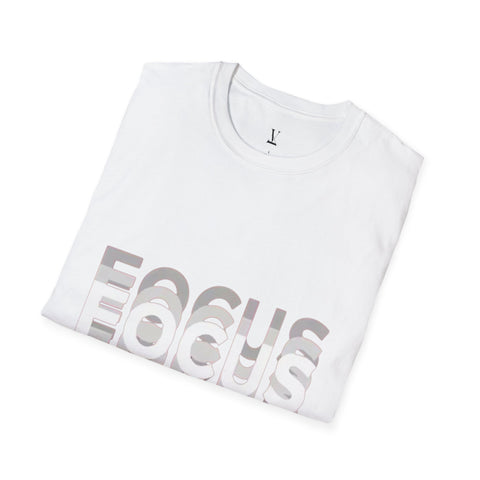 Unisex T-Shirt Focus Words | Soft Cotton Graphic Tee | Stylish & Comfortable | Perfect for All Occasions % Casual Wear