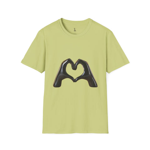 Loving Heart T-Shirt, Unisex T-Shirt with Cute Heart Design, Soft Cotton Tee, Perfect Gift for Him & Her, Casual Wear