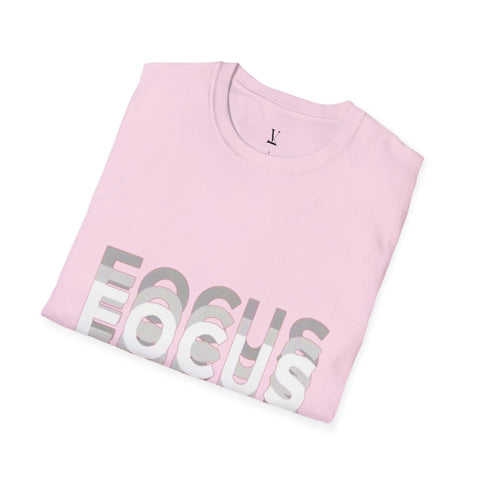 Unisex T-Shirt Focus Words | Soft Cotton Graphic Tee | Stylish & Comfortable | Perfect for All Occasions % Casual Wear