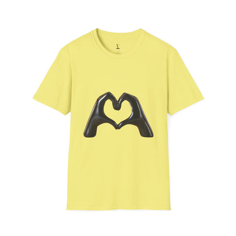 Loving Heart T-Shirt, Unisex T-Shirt with Cute Heart Design, Soft Cotton Tee, Perfect Gift for Him & Her, Casual Wear