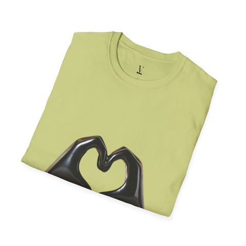 Loving Heart T-Shirt, Unisex T-Shirt with Cute Heart Design, Soft Cotton Tee, Perfect Gift for Him & Her, Casual Wear