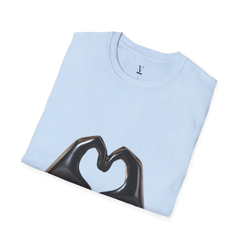 Loving Heart T-Shirt, Unisex T-Shirt with Cute Heart Design, Soft Cotton Tee, Perfect Gift for Him & Her, Casual Wear