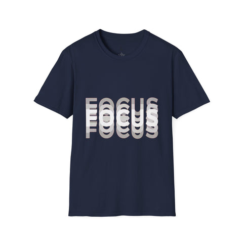 Unisex T-Shirt Focus Words | Soft Cotton Graphic Tee | Stylish & Comfortable | Perfect for All Occasions % Casual Wear