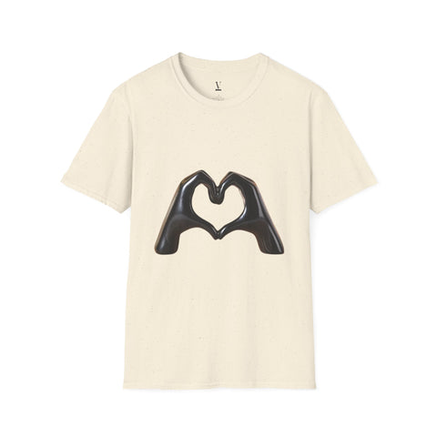 Loving Heart T-Shirt, Unisex T-Shirt with Cute Heart Design, Soft Cotton Tee, Perfect Gift for Him & Her, Casual Wear