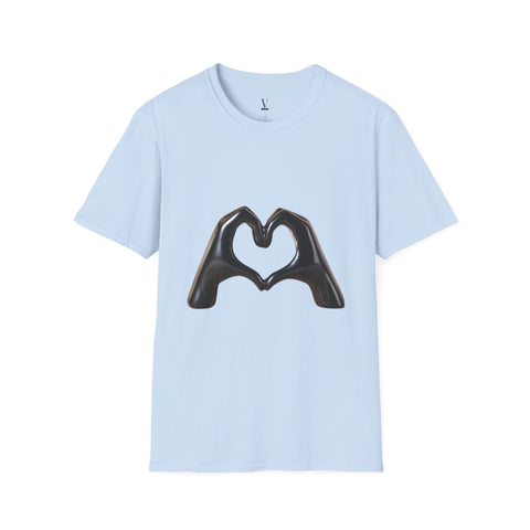 Loving Heart T-Shirt, Unisex T-Shirt with Cute Heart Design, Soft Cotton Tee, Perfect Gift for Him & Her, Casual Wear