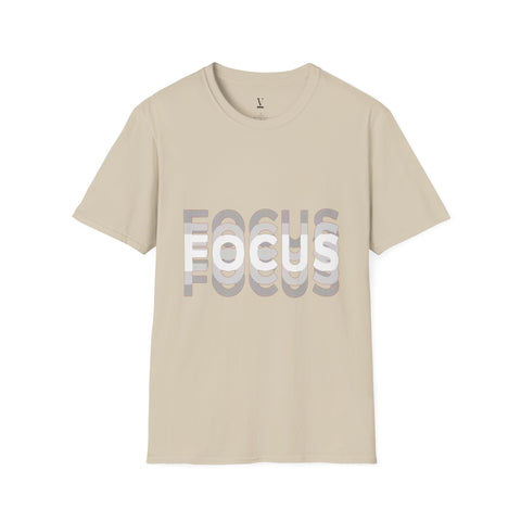 Unisex T-Shirt Focus Words | Soft Cotton Graphic Tee | Stylish & Comfortable | Perfect for All Occasions % Casual Wear