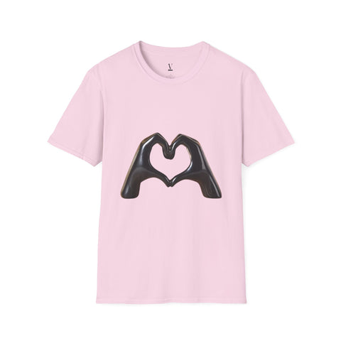 Loving Heart T-Shirt, Unisex T-Shirt with Cute Heart Design, Soft Cotton Tee, Perfect Gift for Him & Her, Casual Wear