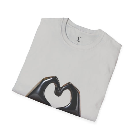 Loving Heart T-Shirt, Unisex T-Shirt with Cute Heart Design, Soft Cotton Tee, Perfect Gift for Him & Her, Casual Wear