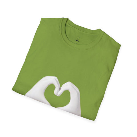 Unisex  T-Shirt with Loving Heart | Cute Graphic Tee for Him  Her | Perfect Gift for Couples & Friends