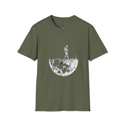 Unisex T-Shirt Half Moon Lover| Celestial Graphic Tee | Astrology Gift | Comfort Fit Shirt for Moon Lovers & Dreamers