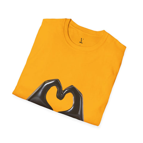 Loving Heart T-Shirt, Unisex T-Shirt with Cute Heart Design, Soft Cotton Tee, Perfect Gift for Him & Her, Casual Wear