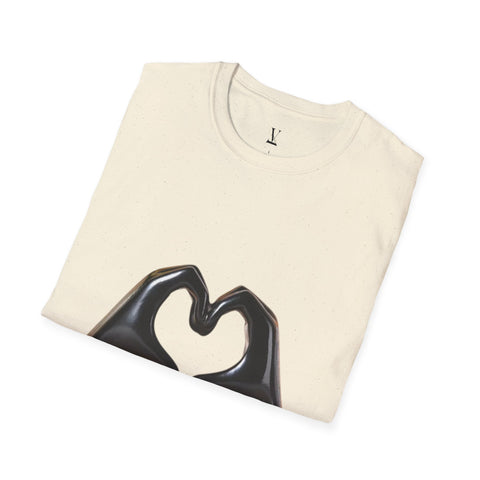 Loving Heart T-Shirt, Unisex T-Shirt with Cute Heart Design, Soft Cotton Tee, Perfect Gift for Him & Her, Casual Wear