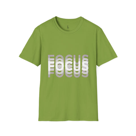 Unisex T-Shirt Focus Words | Soft Cotton Graphic Tee | Stylish & Comfortable | Perfect for All Occasions % Casual Wear