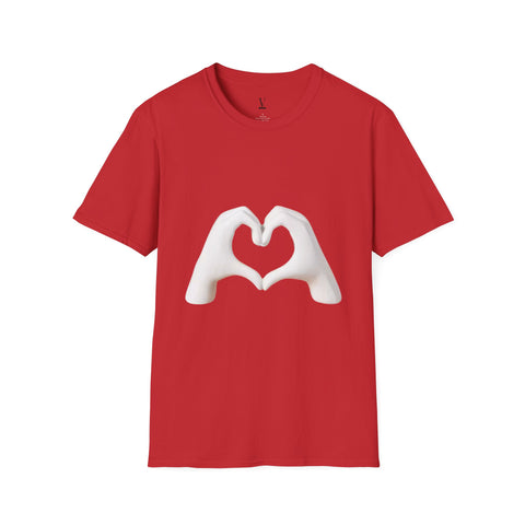 Unisex  T-Shirt with Loving Heart | Cute Graphic Tee for Him  Her | Perfect Gift for Couples & Friends