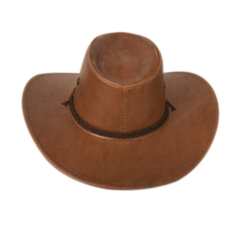 American West Cowboy Hat Faux Leather Hat