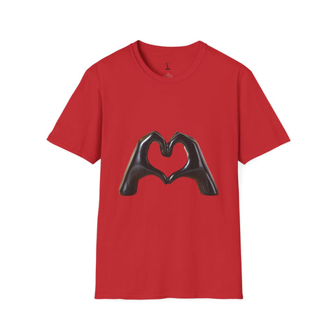 Loving Heart T-Shirt, Unisex T-Shirt with Cute Heart Design, Soft Cotton Tee, Perfect Gift for Him & Her, Casual Wear