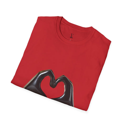 Loving Heart T-Shirt, Unisex T-Shirt with Cute Heart Design, Soft Cotton Tee, Perfect Gift for Him & Her, Casual Wear