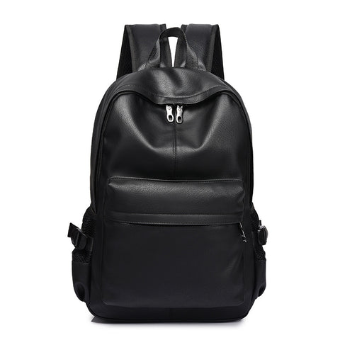 Male leather backpack
