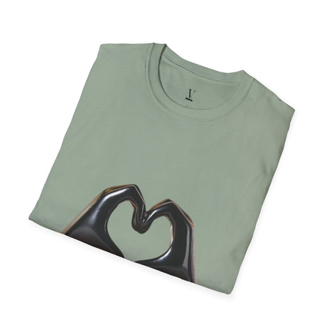 Loving Heart T-Shirt, Unisex T-Shirt with Cute Heart Design, Soft Cotton Tee, Perfect Gift for Him & Her, Casual Wear