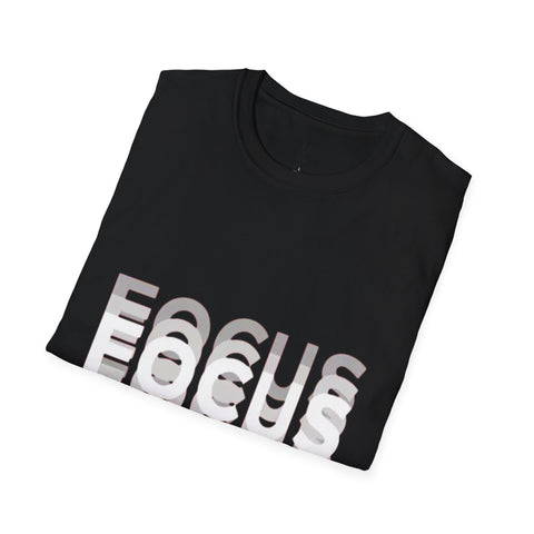 Unisex T-Shirt Focus Words | Soft Cotton Graphic Tee | Stylish & Comfortable | Perfect for All Occasions % Casual Wear