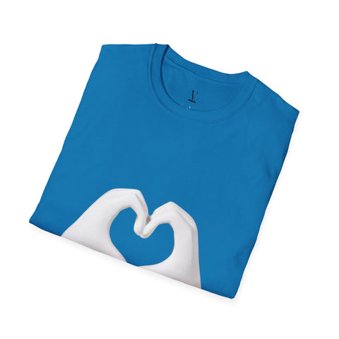 Unisex  T-Shirt with Loving Heart | Cute Graphic Tee for Him  Her | Perfect Gift for Couples & Friends