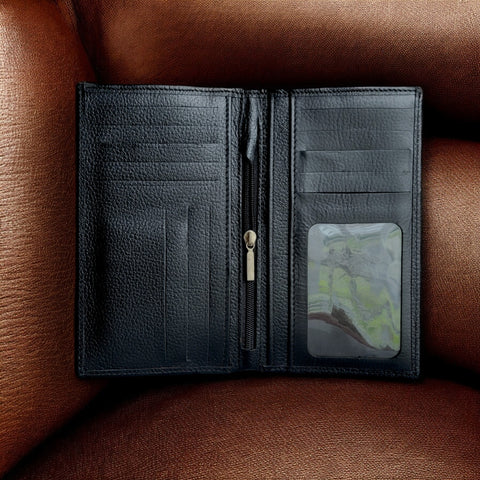 V VENTURE Greek Top Gran Long Leather Wallet