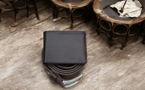 Madrid Leather Wallet – Bifold with ID Flap Window