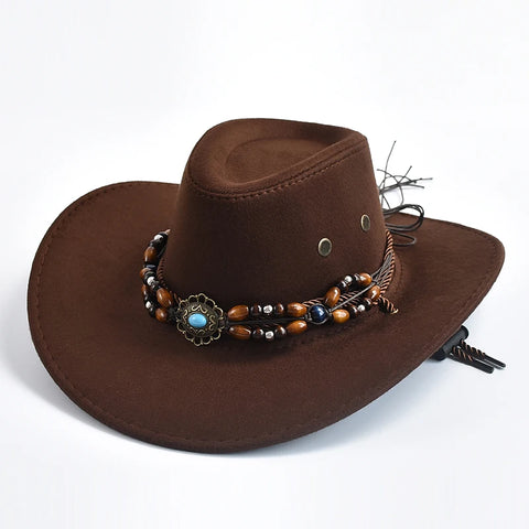 Vintage Big-edge Western Cowboy Unisex Hats