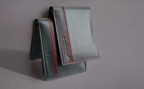 V VENTURE Cezar Leather Wallet – Bifold with Flip ID Window